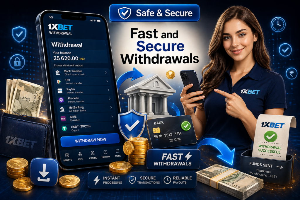 1xbet withdrawal