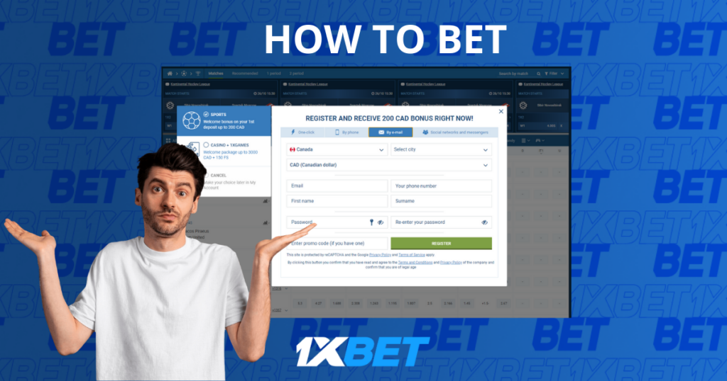 1xbet how to bet