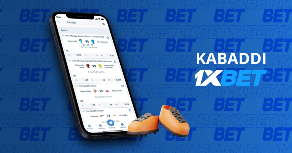 1xbet kabaddi india