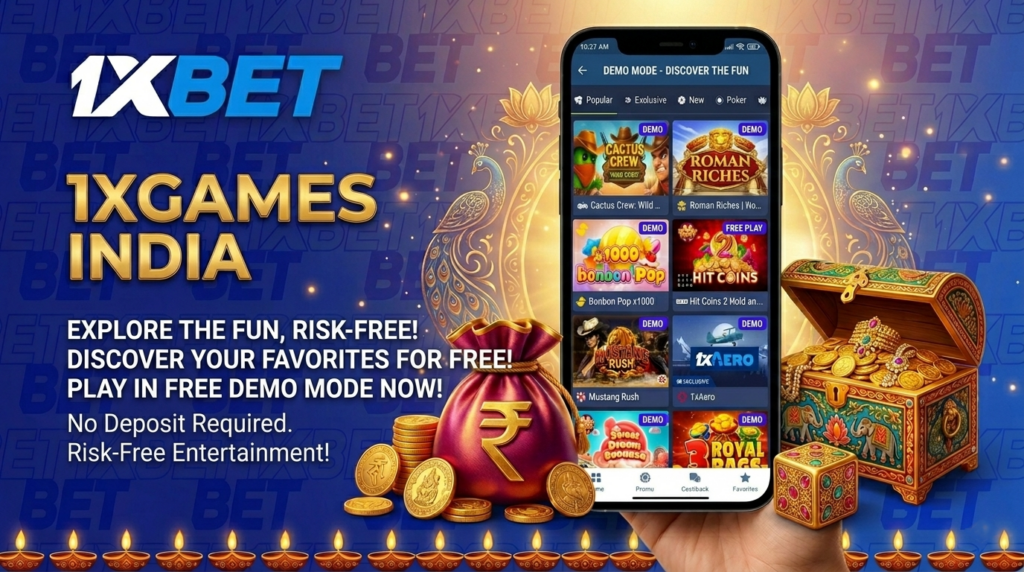 1xBet free demo mode for 1xBet Games India