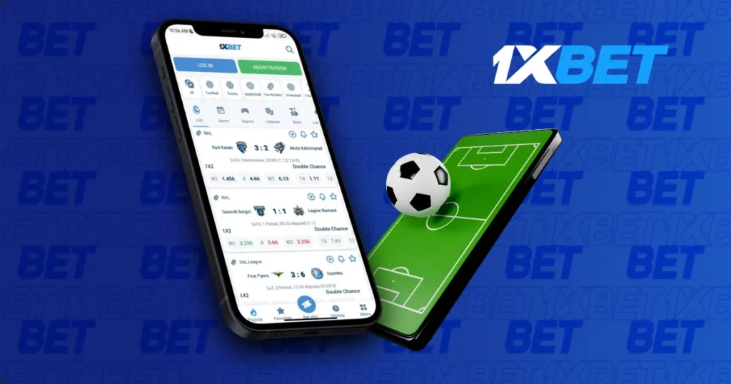 Sports Betting in mobile app from 1xBet India