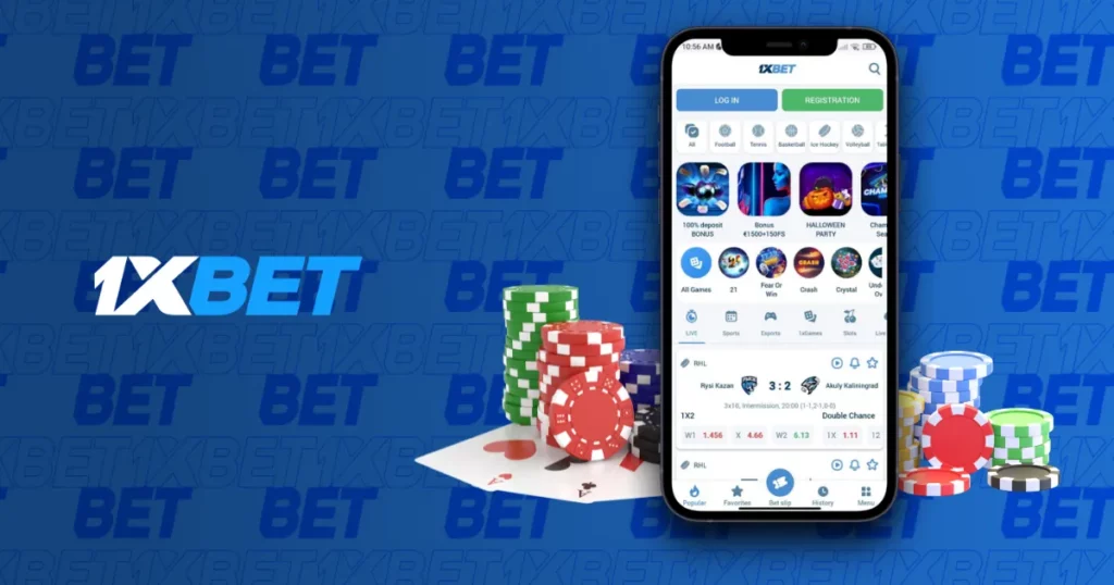 मोबाइल एप्लिकेशन 1xBet इंडिया से iOS और Android के लिए