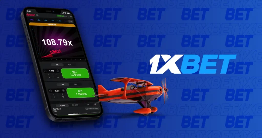 Aviator instant betting game in mobile application from 1xBet India