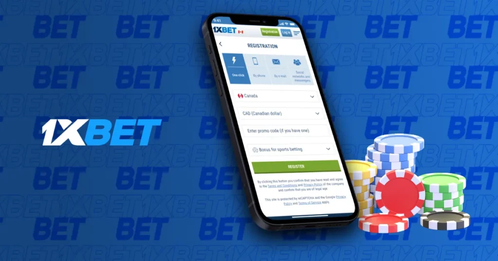 1xBet मोबाइल ऐप में पंजीकरण भारत में