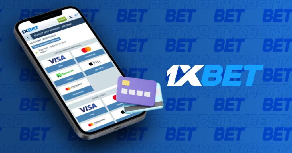 Depositing funds in mobile app from 1xBet India