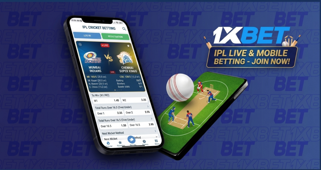 1xBet IPL mobile betting