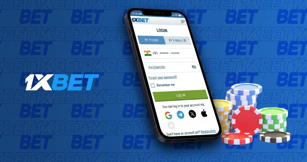 1xBet app login India