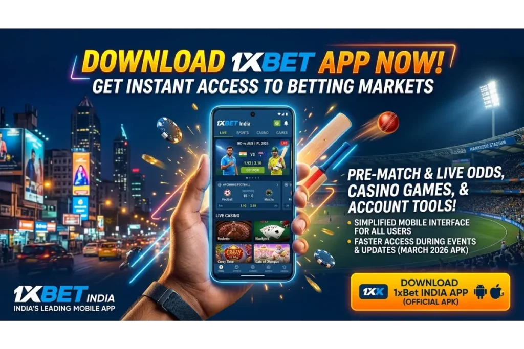 Download 1xBet app in India now