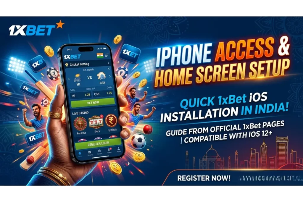 1xBet iOS app and quick setup guide in India
