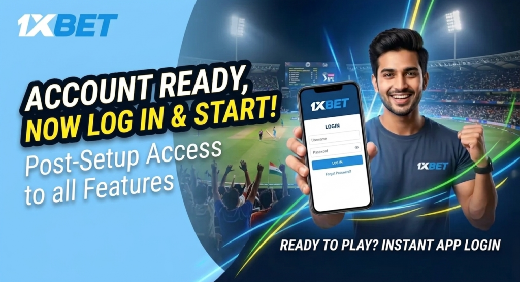 1xBet Login into app in India